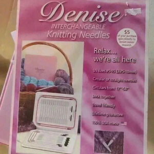 Interchangeable knitting needles